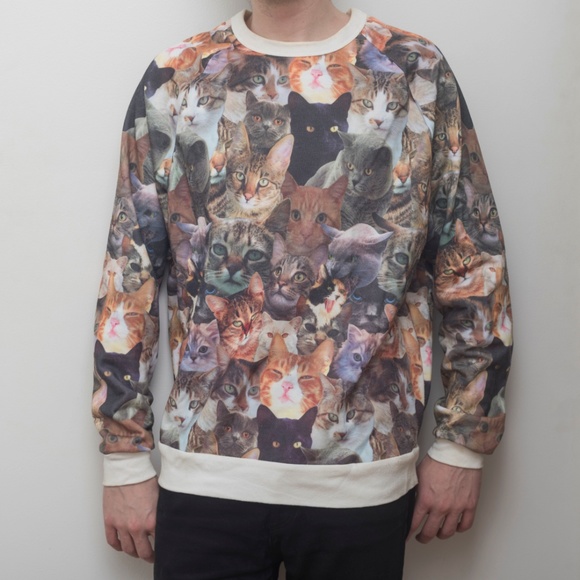 Urban Outfitters Other - Urban Outfitters Cats All Over Sweatshirt